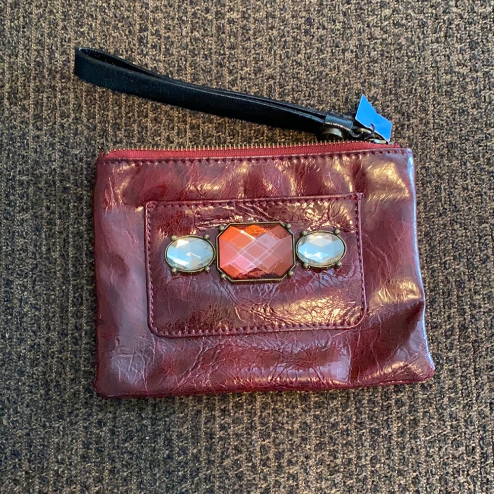 Patten Leather wristlet